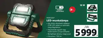 Lidl PARKSIDE LED munkalámpa ajánlat