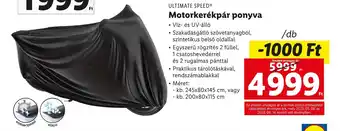 Lidl ULTIMATE SPEED Motorkerékpár ponyva ajánlat