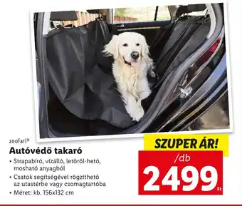 Lidl zoofari Autóvédő takaró ajánlat