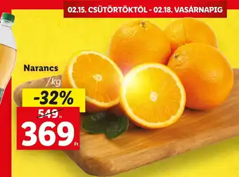 Lidl Narancs 1kg ajánlat