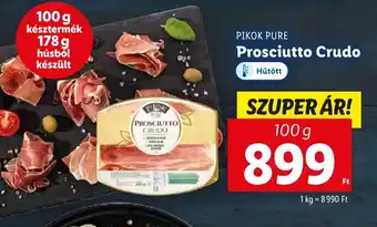 Lidl PIKOK PURE Prosciutto Crudo 100g ajánlat