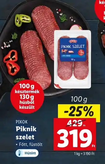 Lidl PIKOK Piknik szelet 100g ajánlat