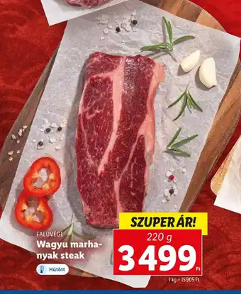 FALUVÉGI Wagyu marha nyak steak 220g