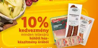 Lidl kedvezmény minden teljesárú hűtött hús készítmény árából ajánlat