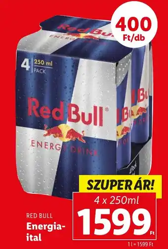 RED BULL Energiaital 4x250ml
