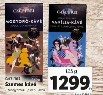 Lidl CAFE FREI Szemes kávé 125g ajánlat
