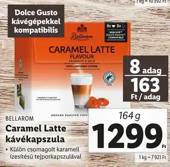 Lidl BELLAROM Caramel Latte kávékapszula 164g ajánlat