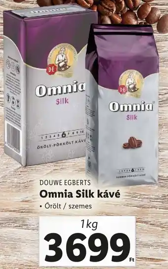Lidl DOUWE EGBERTS Omnia Silk kávé 1kg ajánlat