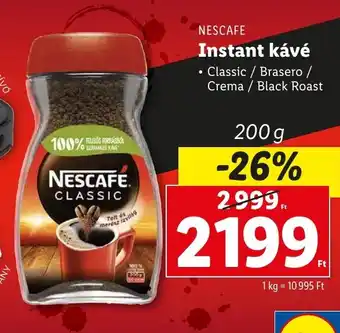 Lidl NESCAFE Instant kávé 200g ajánlat
