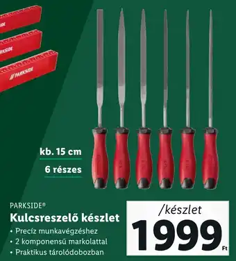 Lidl PARKSIDE Kulcsreszelő készlet 6 részes 15cm ajánlat