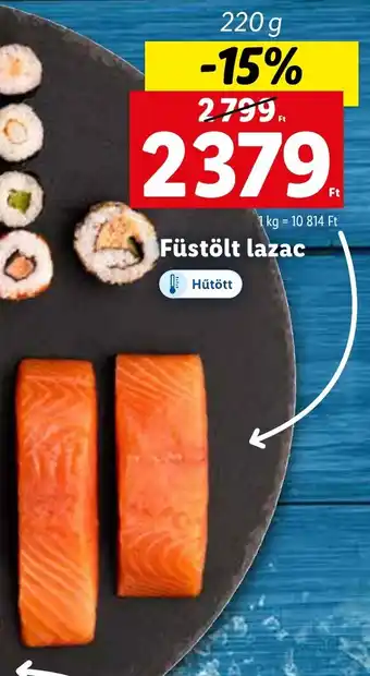 Lidl Füstölt lazac 220g ajánlat
