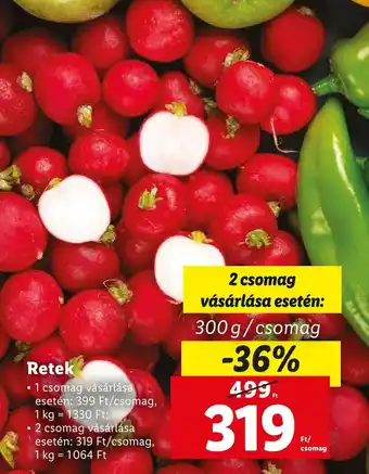 Lidl Retek 300g ajánlat