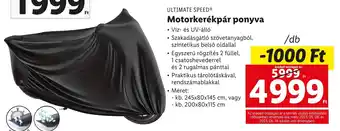 Lidl ULTIMATE SPEED Motorkerékpár ponyva ajánlat