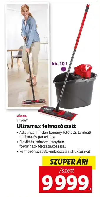 Lidl vileda Ultramax felmosószett ajánlat