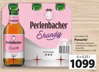 Lidl PERLENBACHER Panaché 6 x 0.25l ajánlat