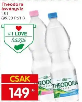 Spar Theodora ásványvíz 1.5l ajánlat