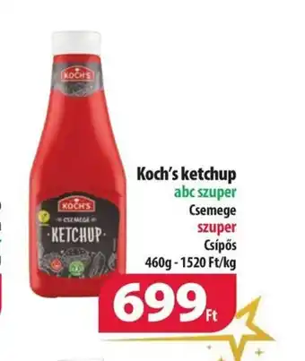 Coop Koch's ketchup 460g ajánlat