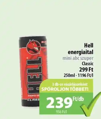 Coop Hell energiaital 250ml ajánlat