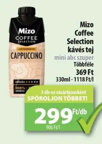Coop Mizo Coffee Selection kávés tej 330ml ajánlat