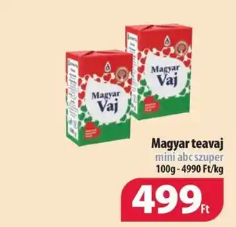 Coop Magyar teavaj 100g ajánlat