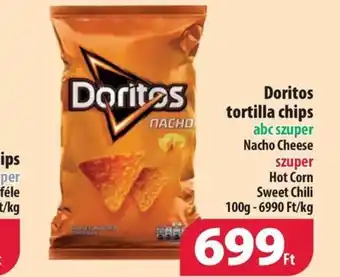 Coop Doritos tortilla chips 100g ajánlat