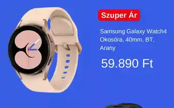 Samsung Galaxy Watch4 Okosóra, 40mm, BT, Arany
