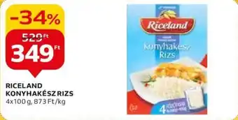 Auchan RICELAND KONYHAKÉSZ RIZS 4x100g ajánlat