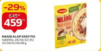 Auchan MAGGI ALAP VAGY FIX 28-48g ajánlat