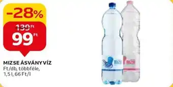 Auchan MIZSE ÁSVÁNYVÍZ 1,5l ajánlat