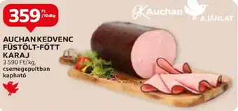 Auchan AUCHAN KEDVENC FÜSTÖLT FŐTT KARAJ 10dkg ajánlat