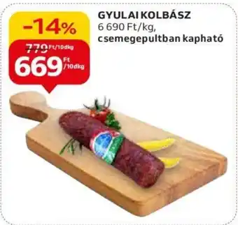 Auchan GYULAI KOLBÁSZ 10dkg ajánlat