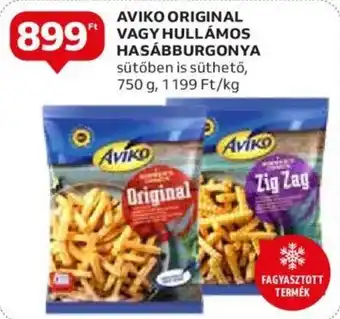 Auchan AVIKO ORIGINAL VAGY HULLÁMOS HASÁBBURGONYA 750g ajánlat