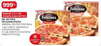 Auchan DR. OETKER FELICIANA PIZZA 320-360g ajánlat