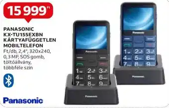 Auchan PANASONIC KX-TU155EXBN KÁRTYAFÜGGETLEN MOBILTELEFON ajánlat