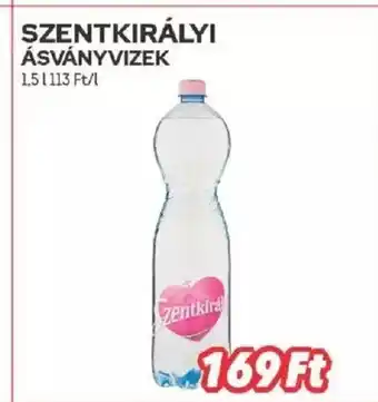 CBA SZENTKIRÁLYI ÁSVÁNYVIZEK 1,5l ajánlat