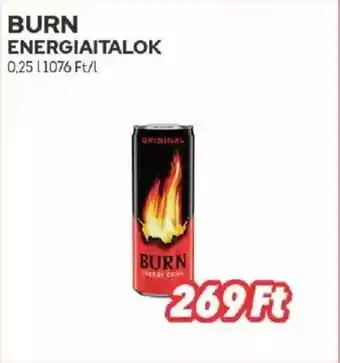 BURN ENERGIAITALOK 0,25l