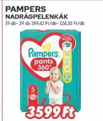 CBA PAMPERS NADRÁGPELENKÁK ajánlat