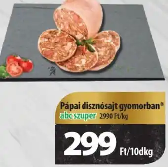 Coop Pápai disznósajt gyomorban 10dkg ajánlat