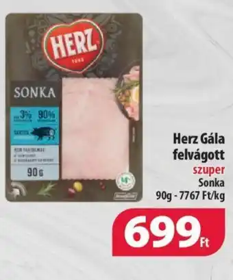 Coop Herz Gála felvágott 90g ajánlat