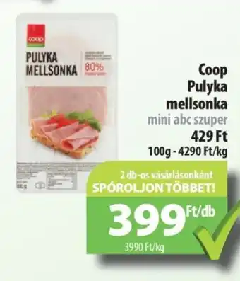 Coop Coop Pulyka mellsonka 100g ajánlat