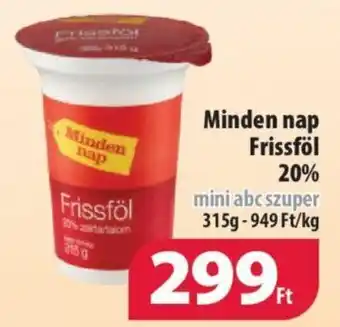 Coop Minden nap Frissföl 20% 315g ajánlat