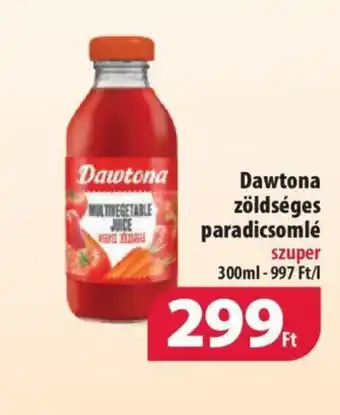 Coop Dawtona zöldséges paradicsomlé 300ml ajánlat