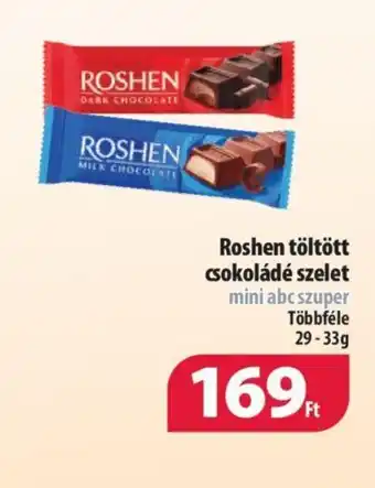 Coop Roshen töltött csokoládé szelet 29-33g ajánlat