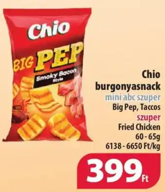 Coop Chio burgonyasnack 60-65g ajánlat