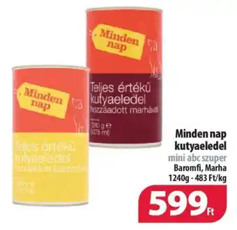 Coop Minden nap kutyaeledel 1240g ajánlat