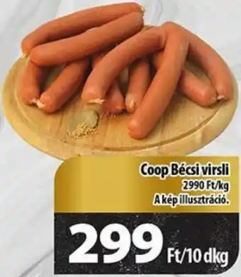 Coop Coop Bécsi virsli 10dkg ajánlat