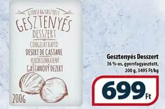 Coop Gesztenyés Desszert 200g ajánlat