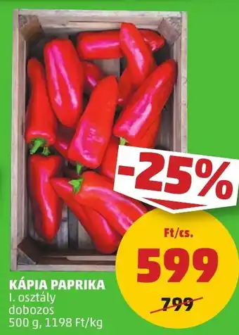 PENNY KÁPIA PAPRIKA 500g ajánlat