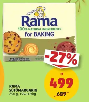 PENNY RAMA SÜTŐMARGARIN 250g ajánlat