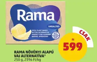 PENNY RAMA NÖVÉNYI ALAPÚ VAJ ALTERNATÍVA 250g ajánlat